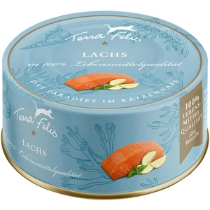 12x 80g Terra Felis saumon nourriture pour chat humide pas cher