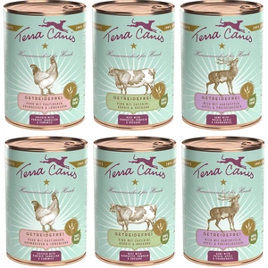 Terra Canis sans céréales 6 x 400 g pour chien - lot mixte (3 saveurs) pas cher