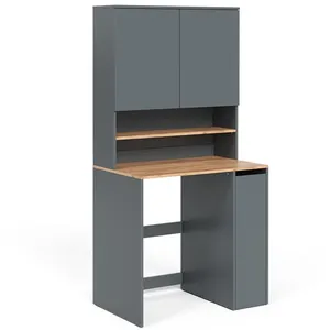 Armoire machine à laver Viktor 93.6x88.2cm 2 pièces avec étagère Anthracite/chêne doré Vicco pas cher