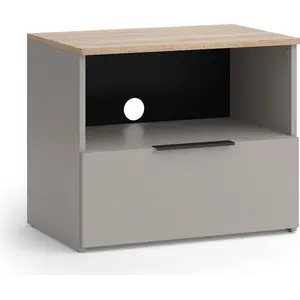 Meuble TV Wido 60x50cm avec tiroir Grège Vicco pas cher