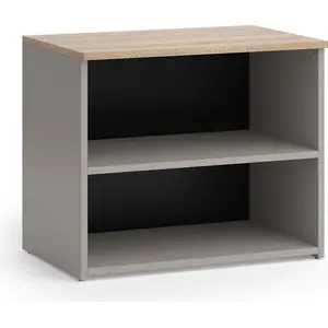 Meuble TV Wido 60x50cm avec 2 compartiments Grège Sonoma Vicco pas cher
