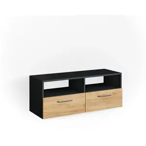 Vicco meuble tv Diego, Anthracite, 95 x 38 cm pas cher