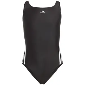 adidas Sportswear 3-Stripes Badpak - Kinderen - Zwart- 116 pas cher