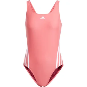 adidas Sportswear adidas 3-Stripes Badpak - Dames - Rood pas cher