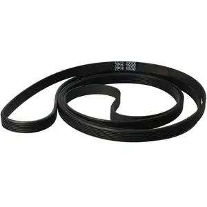 VHBW vhbw Courroie d'entraînement compatible avec AEG Lavatherm 350, 340, 338, 36500, 35600, 3500, 3450, 3400 sèche-linge - 193 cm noir
