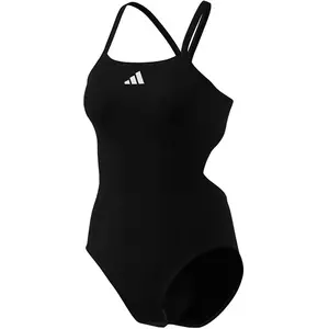 adidas Performance RIPSTREAM TEAM C-RUG ZWEMPAK MET DUNNE BANDJES - Dames - Zwart pas cher