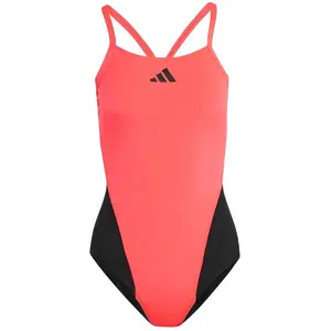 adidas Performance RIPSTREAM TEAM THIN STRAPS C-BACK ZWEMPAK - Dames - Rood pas cher