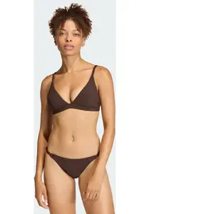 adidas Sportswear Iconisea Ribbed Padded Triangle Bikinitopje - Dames - Bruin pas cher
