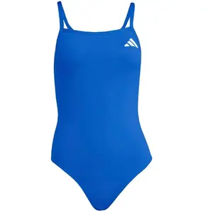 adidas Performance Zwempak met V-rug en Dunne Bandjes - Dames - Blauw pas cher