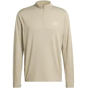 Maillot 1/2 zip adidas Icon Marron M pas cher