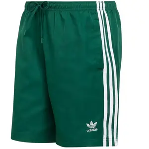 adidas Originals 3-Stripes 8" Swim Shorts - Vert, Vert M pas cher