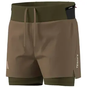Short 2 en 1 adidas Terrex Xploric Beige M pas cher