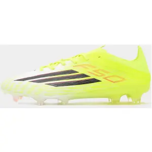 adidas Chaussure de football F50 Pro Terrain souple - Jaune, Jaune 44 pas cher