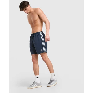 adidas Originals Short de bain 3-Stripes - Bleu Nuit, Bleu Nuit S pas cher