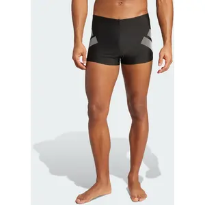 adidas Performance Big Bars Zwemboxer - Heren - Zwart pas cher