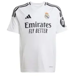 Adidas T-shirt Manches Courtes Junior Domicile Real Madrid 24/25 pas cher