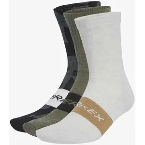 adidas unisex - vuxen TERREX MULTI 3 PACK SOCK, Black/Olive Strata/White, 37-40 pas cher