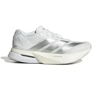 adidas ADIZERO Boston 13 - Blanc, Blanc 42 pas cher
