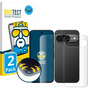 BROTECT - Screenprotector voor Google Pixel 9 (Voor+Achter) - Folie Be... pas cher