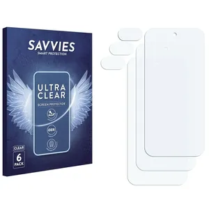 Savvies Protection Ecran pour Google Pixel 9a (Avant+Caméra) (6 Pièces) - Film Protection Ultra Clair pas cher