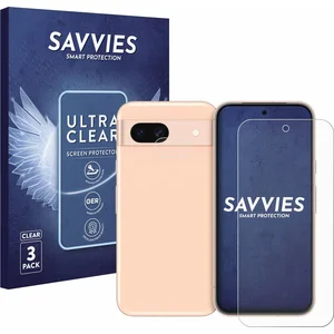 Comparateur de prix : Savvies - Screenprotector voor Google Pixel 8a (Voor+Camera) - Folie B...