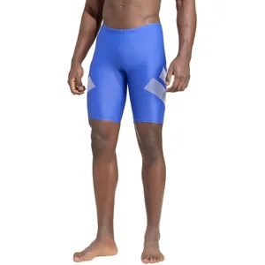 Adidas Performance Big Bars Lange Zwembroek - Heren - Blauw pas cher