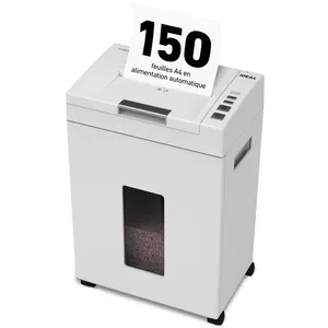 Destructeur IDEAL Shredcat 8291 auto-alimentation jusquà 150 feuilles ... pas cher