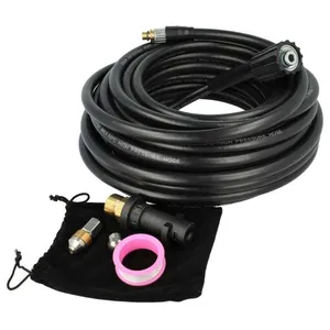 VHBW vhbw 15m Tuyau haute-pression compatible avec Kärcher K 7.710 T 400, 7.650 T400, 7,75, 7.560 T 400, 7.21 MX, 7,7, 7,65 nettoyeur haute pression pas cher