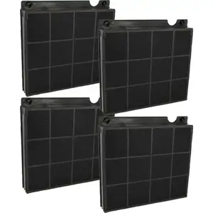 Vhbw - 4x Filtres à charbon actif compatible avec Elica Trendy Island,... pas cher