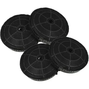 VHBW 4x Filtres à charbon actif compatible avec Elica 208347504402, 2083475... pas cher