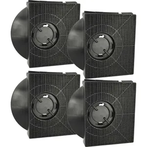 Vhbw - 4x Filtres à charbon actif compatible avec Elica Ciak, Ciak 2.0... pas cher