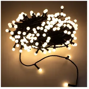 Spetebo - Guirlande led extérieure avec 200 mini boules - 20 m - Éclai... pas cher