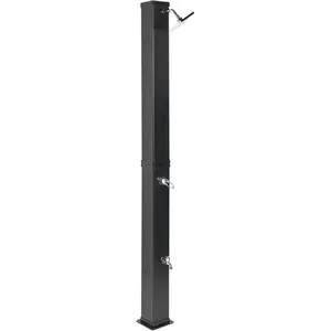 BELIANI YARACUY - Buitendouche op zonne-energie - Zwart - PVC pas cher