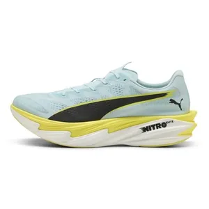 Comparateur de prix : Chaussures Puma Deviate NITRO Elite 4 Bleu Jaune SS26, Taille 42 - EUR