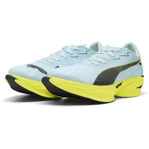 Chaussures Puma FAST-R NITRO Elite 3 Bleu Jaune SS26 pas cher