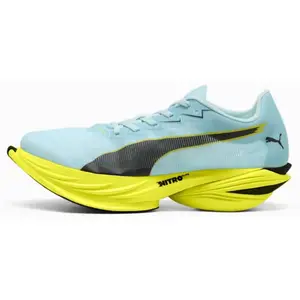 Chaussures Puma FAST-R NITRO Elite 3 Bleu Jaune SS26, Taille 40 - EUR pas cher