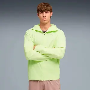 Puma, Hommes, Veste de running, M Run Raincell Jacket (XXL), Vert, XXL