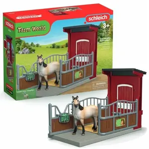 Comparateur de prix : schleich FARM WORLD - Ponybox met Mustang Merrie - 42724