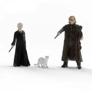 Schleich Mad-Eye Moody & Drago Malefoy avec furet pas cher