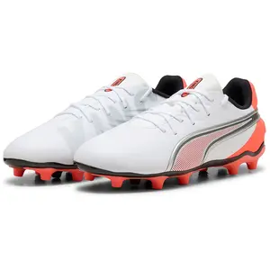 Puma Chaussures De Football Pour Enfants King Match Fg/ag pas cher