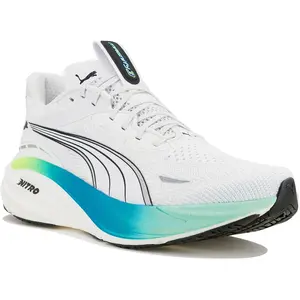 PUMA Magnify Nitro 3 - White, White 44.5 pas cher