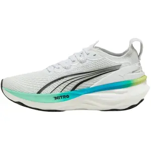 Chaussures Puma ForeverRun NITRO 2 Blanc Bleu AW25 Femme, Taille 36 - EUR pas cher