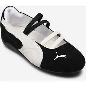 Puma Puma Chaussures En Suède Speedcat Ballet Femme, Chaussures, Noir/Blanc/Warm Blanc, 41