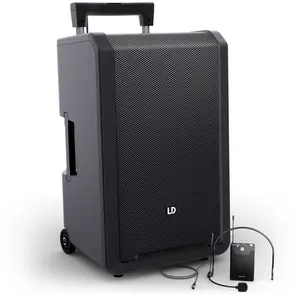 LD Systems ANNY 12 BPH B6 draagbare 12 inch accu speaker met mixer + h... pas cher