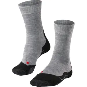 FALKE TK2 Wandelsokken anti blaren, medium padding merinowol sportsokken dames grijs - Maat 41-42Vendu parbol