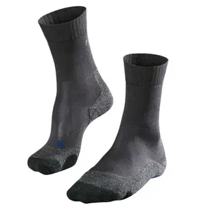 FALKE TK2 Cool Wandelsokken anti blaren, medium padding functioneel garen sportsokken dames grijs - Maat 35-36 pas cher