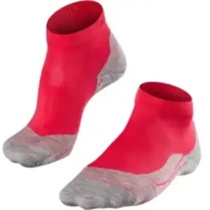 FALKE RU4 Short Hardloopsokken anti blaren, gemiddelde padding katoen sportsokken dames rood - Maat 35-36