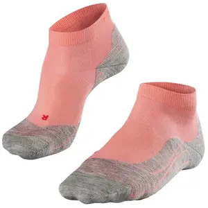 FALKE RU4 Short Hardloopsokken anti blaren, gemiddelde padding katoen sportsokken dames rood - Maat 37-38 pas cher