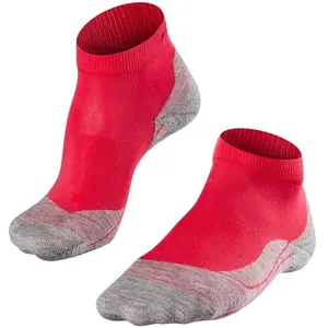 FALKE RU4 Short Hardloopsokken anti blaren, gemiddelde padding katoen sportsokken dames rood - Maat 41-42 pas cher
