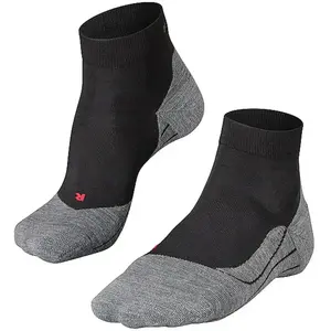 FALKE RU4 Short Hardloopsokken anti blaren, gemiddelde padding katoen sportsokken dames zwart - Maat 39-40Vendu parbol